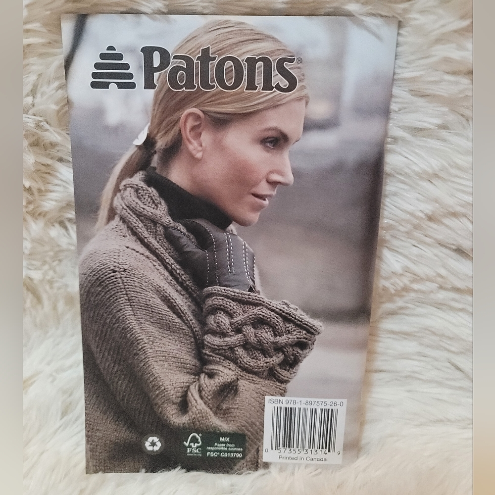 Patons Assorted Yarns "Learn To Cable" Pattern Book - Picture 2 of 3